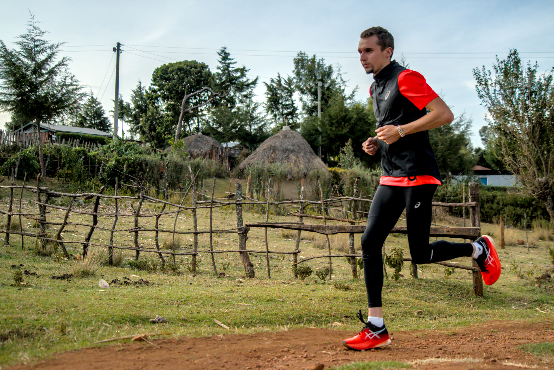 Julien is training in Kenya